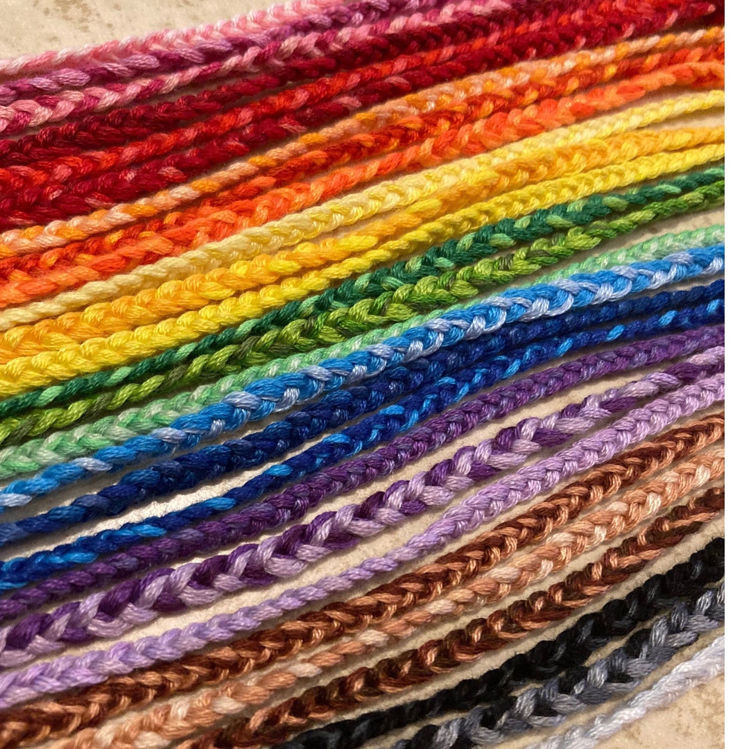 Custom Thread Braided Friendship Bracelets, Stacking Bracelets, String ...