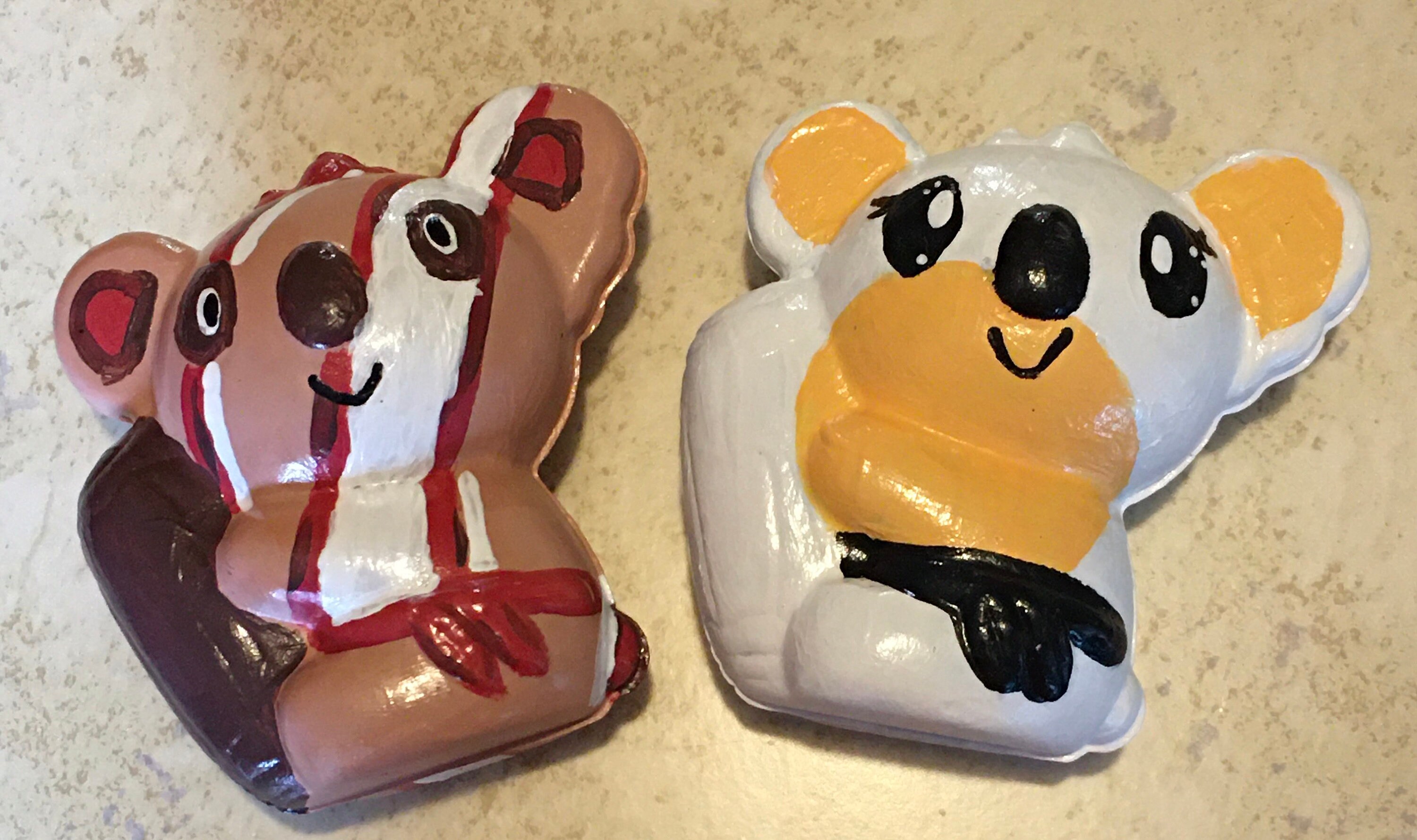 Redesigned Bacon & Eggs Koala Handpainted Squishy Set Slow Etsy