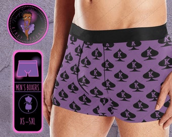 King of Spades Mens Boxers, I love BBC Boxers, Spade King, mens, cuckold, subby, bisexual, light fabric, mens briefs, BBC, Cheating,