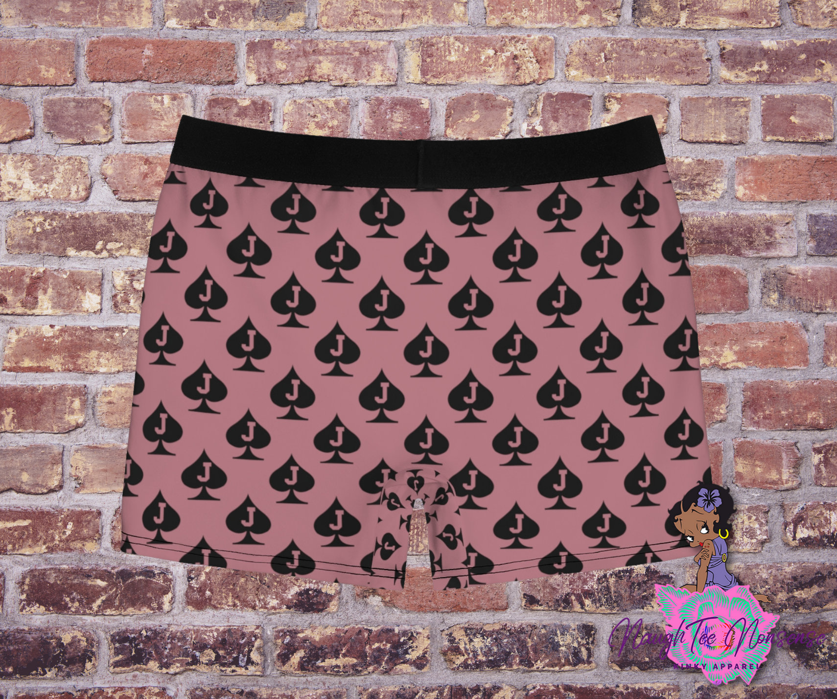 Jack of Spades Mens Boxers, I Love BBC Boxers, Spade King, Mens