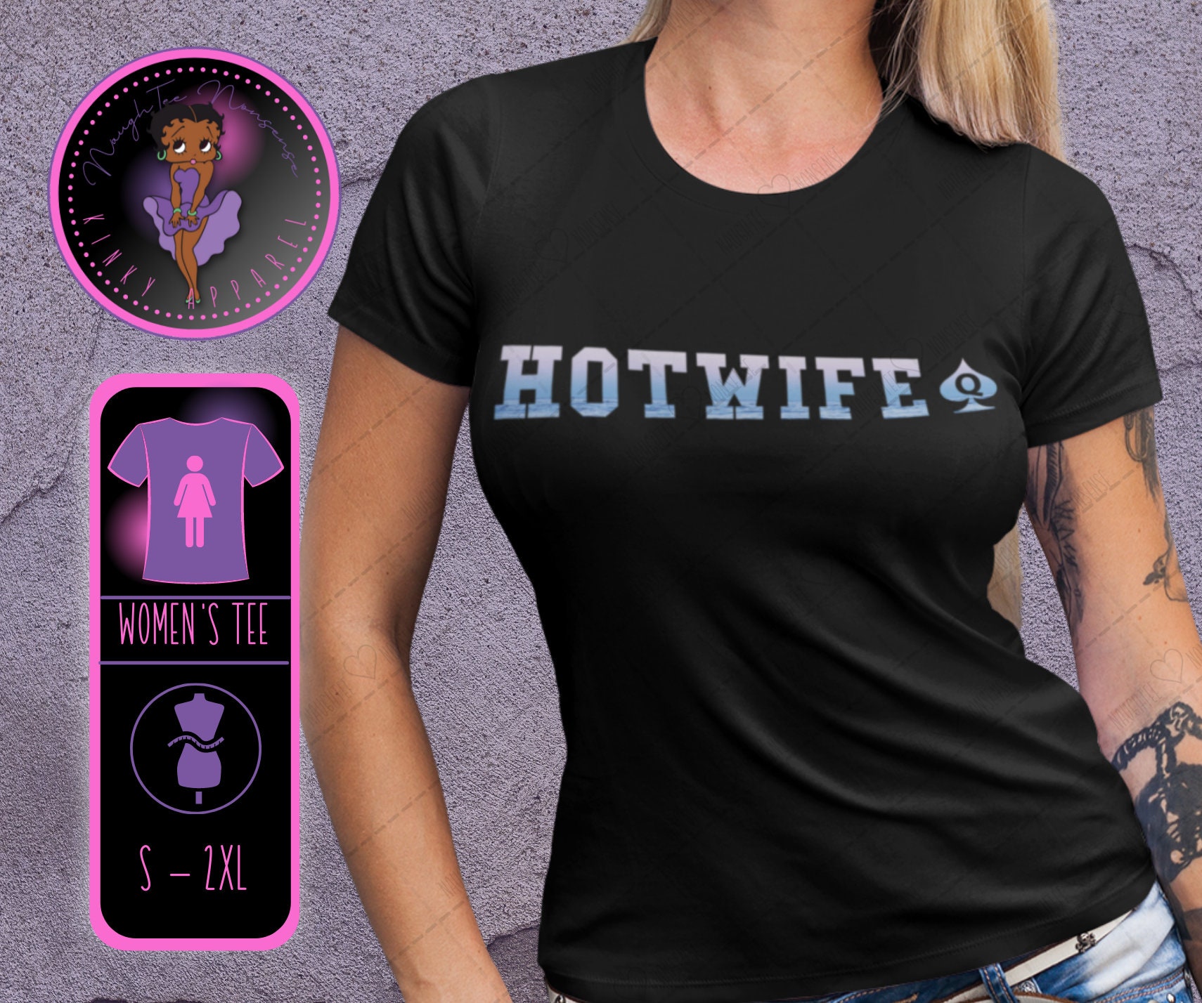 Hotwife Qos Womens Tshirt Cuckold