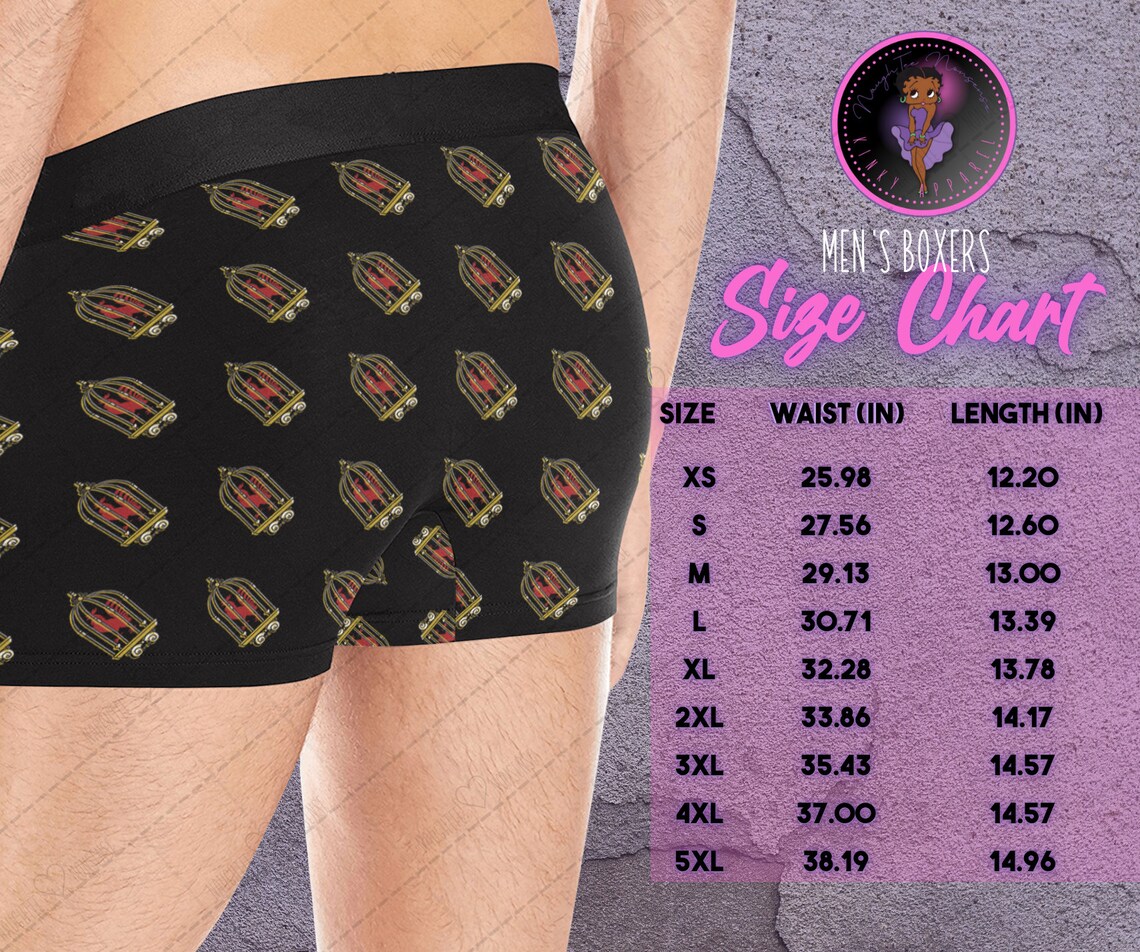 Caged Cock Mens Boxers, Femdom, Spade King, Mens, Cuckold, Subby