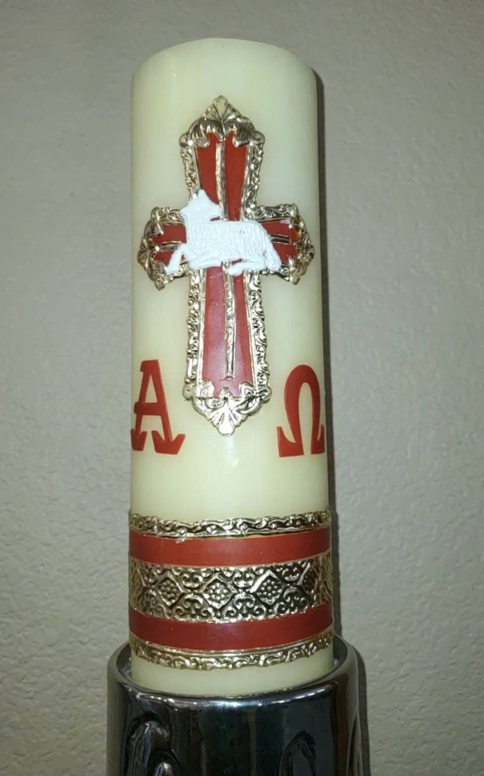 Cirio pascual 1.5 kilogramos Easter Candle 3.307 pounds Etsy