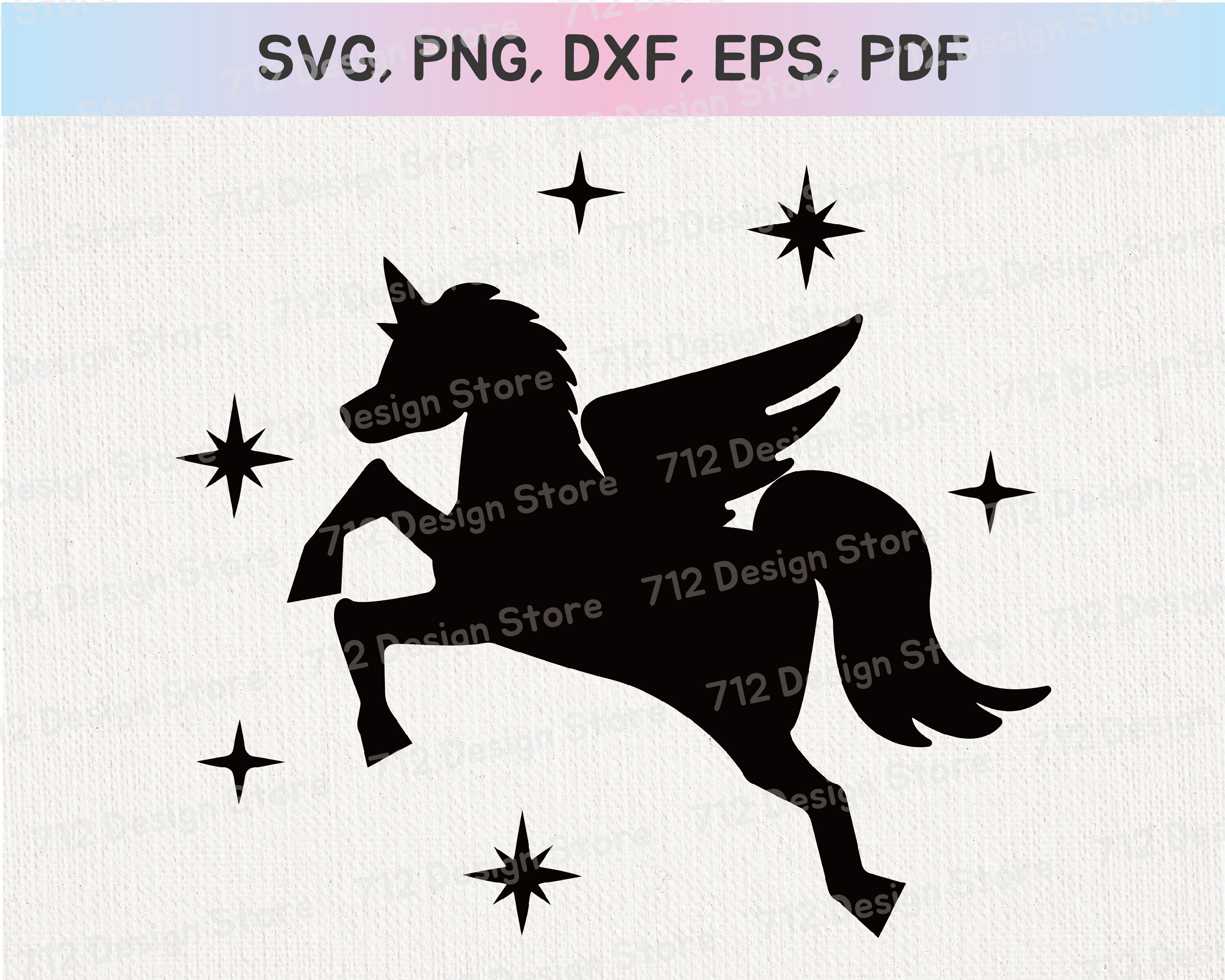 Download Unicorn Svg Unicorn Clipart Flying Unicorn Svg Files For Etsy