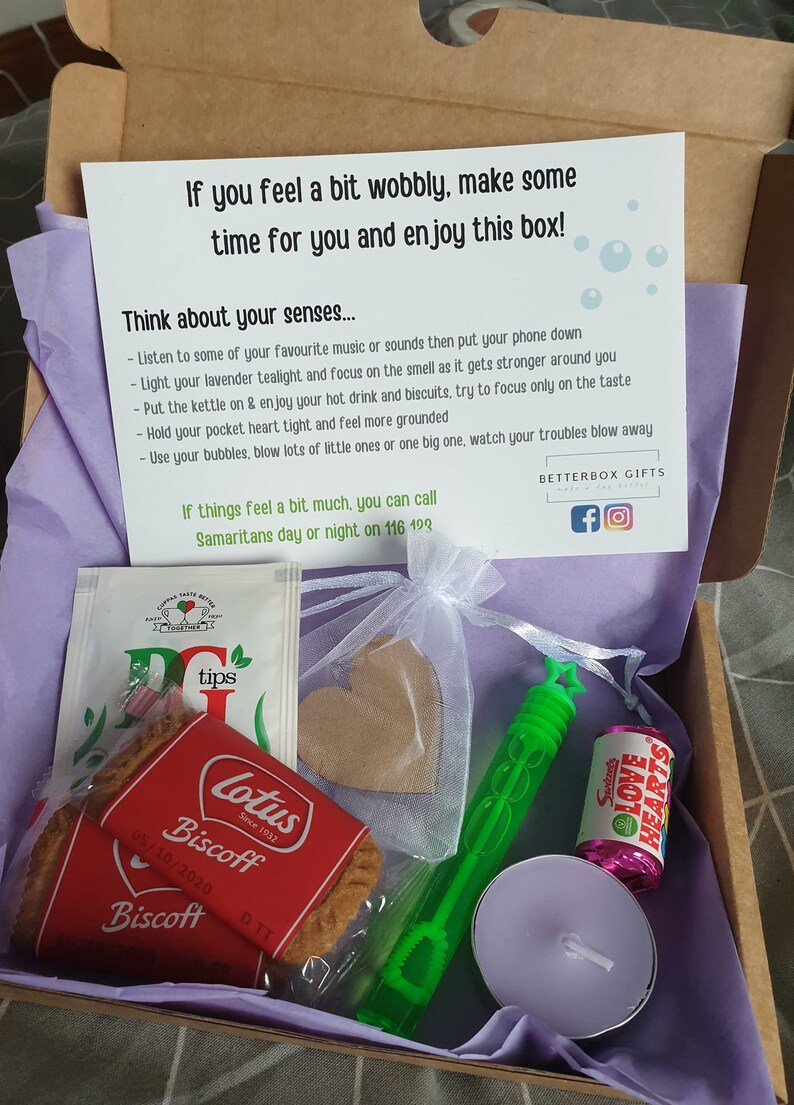 Worry & Wellbeing Box Letterbox Gift Mental Health Boost Etsy
