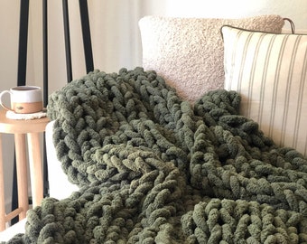 Chunky Knit Blanket