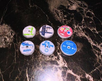 Wii Game Charms • Classic Wii Games • Wii Games • Clay Charms