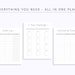 Reading Planner Printable Reading Journal Bundle Book Lover's Printable ...