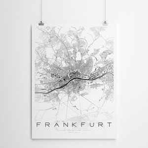 Mapa de la ciudad / Mapa de la ciudad Frankfurt