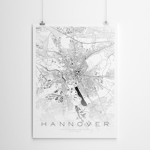 Mapa de la ciudad / Mapa de la ciudad Hannover