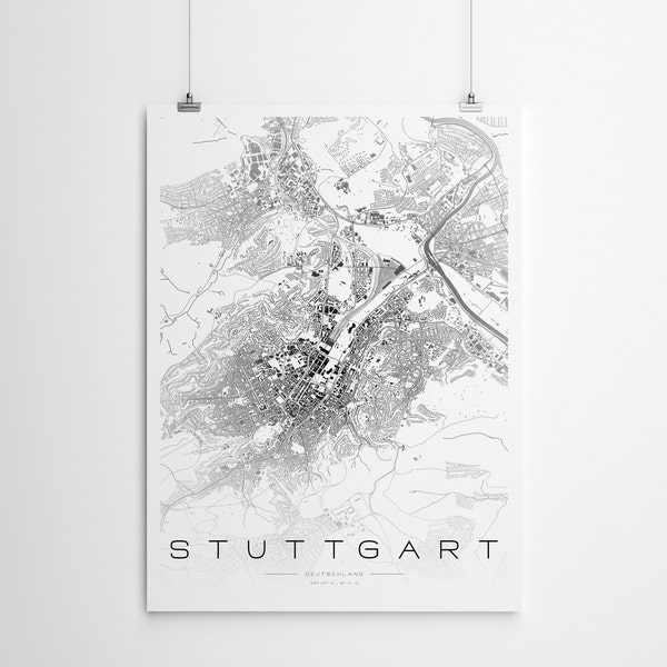 Stadtplan / Stadtkarte Stuttgart