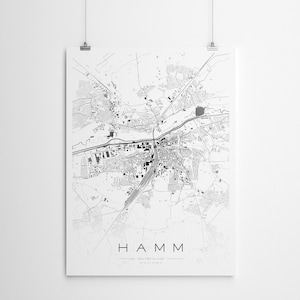 Mapa de la ciudad / Mapa de la ciudad Hamm