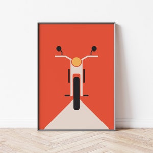 Kaufe Retro Klassische Motorrad Auto Poster 3D Druck Teppich Hause