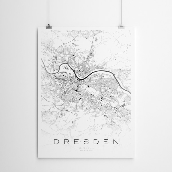 Stadtplan / Stadtkarte Dresden