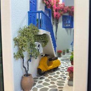 Rua grega Mykonos Booknook Série World Street
