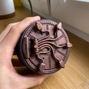 Magic Ring Box, Wedding Ring Box, Special Ring Box, Unique Engagement Ring Box Magic Theme Ring Box Chamber of Secrets - Сopper Color