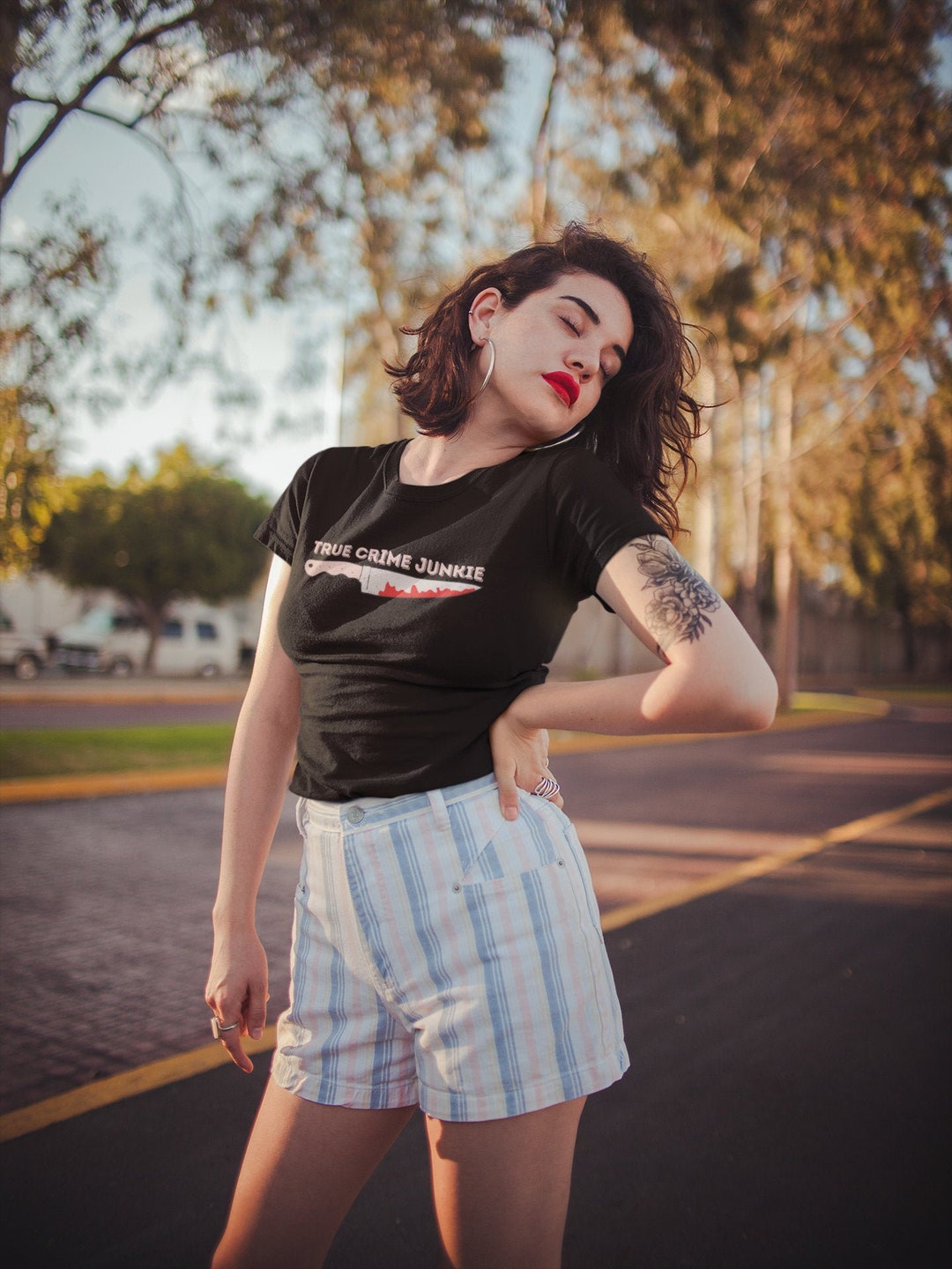 True Crime Shirt Krimi Junkie True Crime SSDGM Serienmörder Geschenke ...