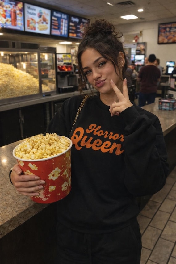 Halloween Sweater Halloween Crewneck Spooky Sweater Alt Clothing Horror Movies Goth Clothes Scary Movie Horror Merch Horror Movie Gifts