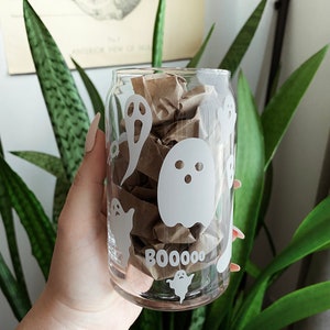 Beer Can Glass Beer Can Glasses Soda Can Glass Iced Coffee Glass Halloween Glasses Glass Coffee Cup Halloween Cup Spooky Season Spooky Vibes