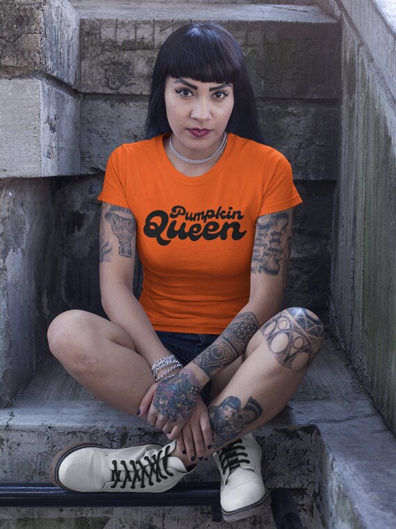 Pumpkin Tshirt Spooky Shirt Hello Pumpkin Mall Goth Pastel Goth Shirt Goth Clothes Pastel Goth Shirts Fall Apparel Halloween Shirt