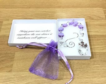 Scottish Thistle Sun Catcher Mum Sister Friend Birthday Christmas Gift