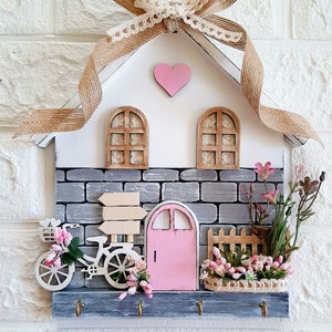 Key Holder For Wall, Personalized Key Organizer