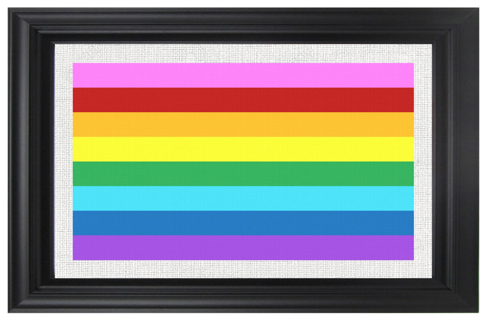 Original 8 Stripe Rainbow Pride Flag Digital Cross Stitch - Etsy