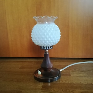 Vintage Bedroom Lamp, 1970s Yugoslavia, Sijaj Hrastnik / Art Deco Lamp / Mid Century Modern Lighting