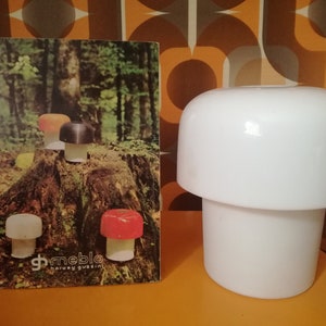 Meblo Guzzini Pilz Tischlampe / 70er Jahre Space Age Lampe, Made in Jugoslawien / Mid Century Modern Beleuchtung / 1970er Jahre Futuristische Lampe
