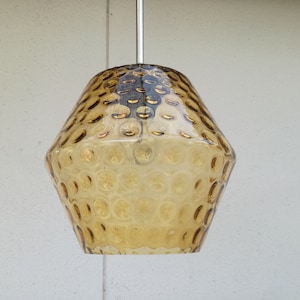 1970s Pendant Lamp / Mid-Century Modern Lighting / 1970s Vintage Ceiling Lamp, Made in Yugoslavia