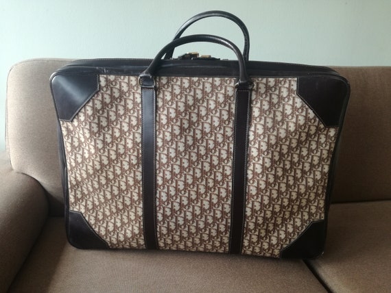 Vintage Christian Dior Maleta / Maleta de lado suave Christisn | Etsy España