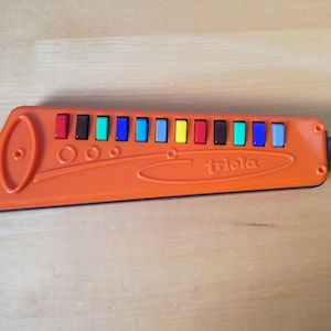 1970s Toy Flute Triola DDR / 70s Children Musical Instrument / Vintage East Block Toy