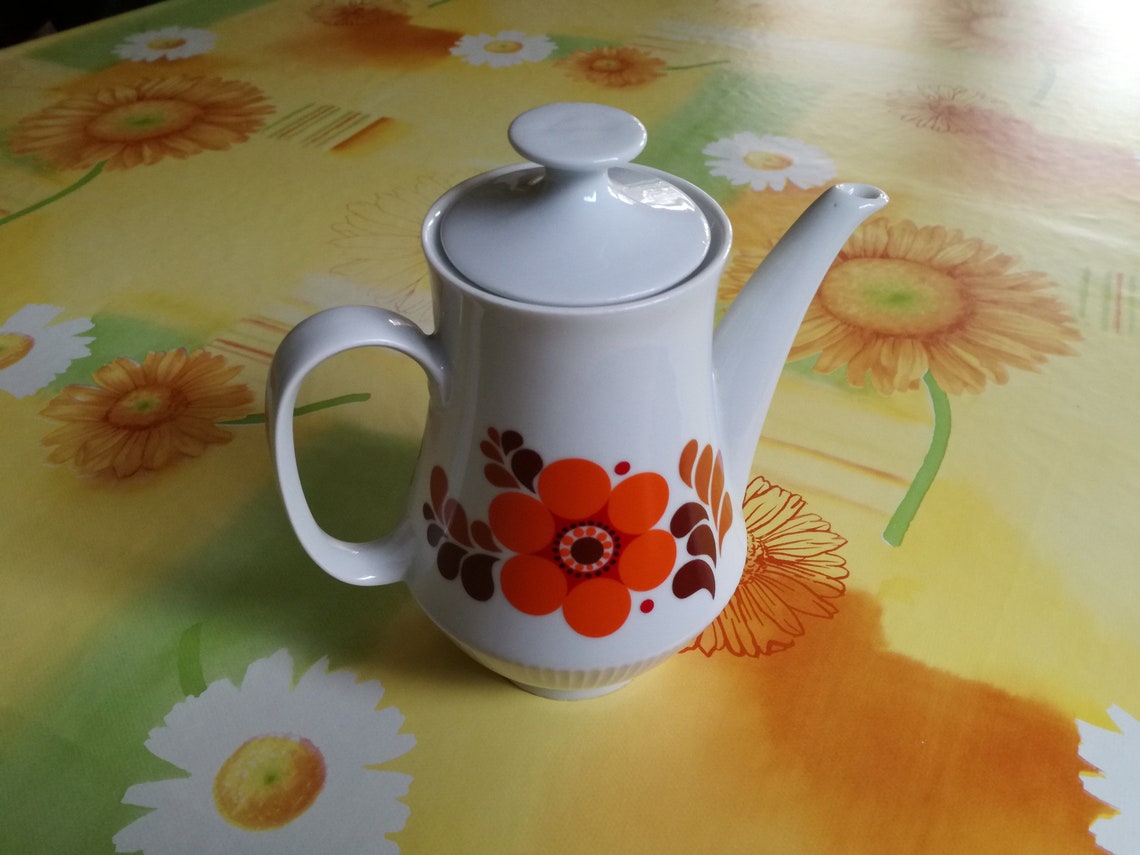 Vintage Teapot Colditz West Germany 80s Etsy