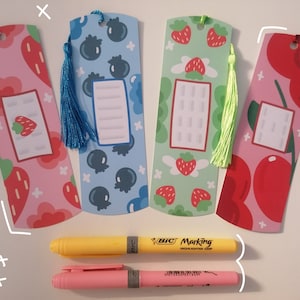 Berry bandaid bookmarks~