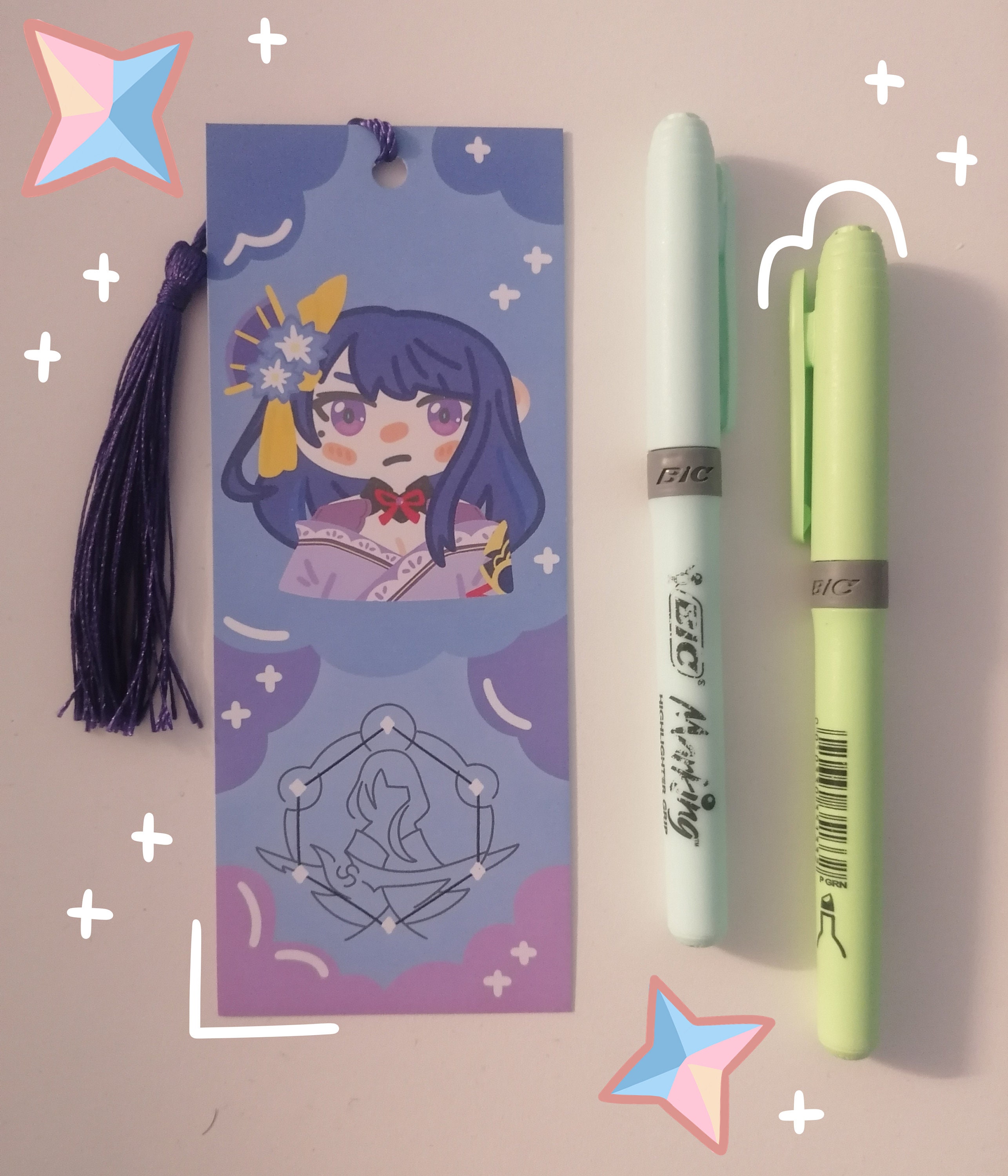 Genshin Impact Archons Chibi Bookmarks | Etsy Australia