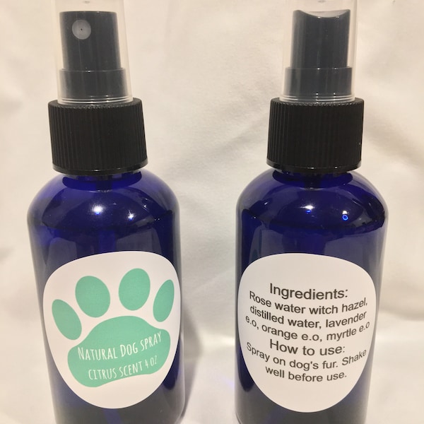 Natural Dog Spray, Diluted Essential Oil Spray for Dogs, Deodorize for Dogs