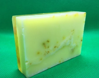 Citrus Orange Mint Soap / orange peel / lemon peel / peppermint / orange essential oil / goat milk