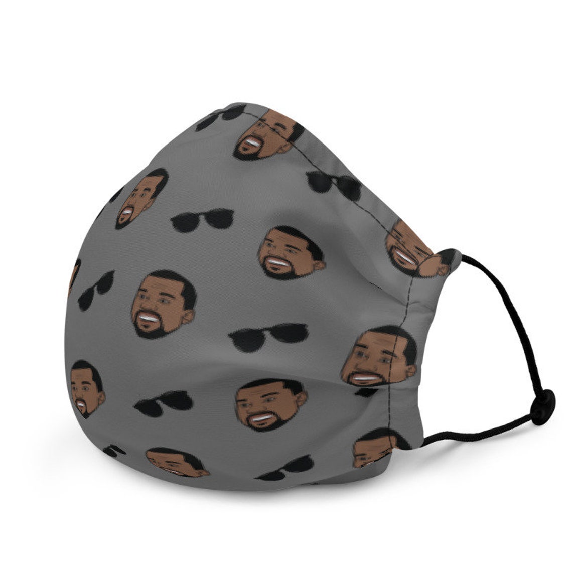 Kanye West Premium face mask Etsy