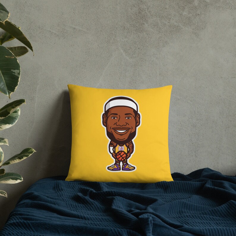 Lebron James Accent Pillow 16x16 Etsy
