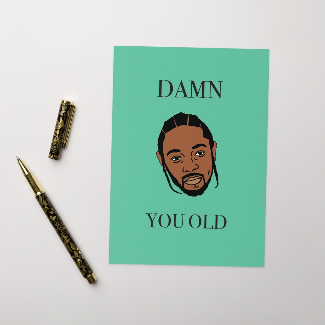 Kendrick Lamar Birthday Greeting Card - Etsy