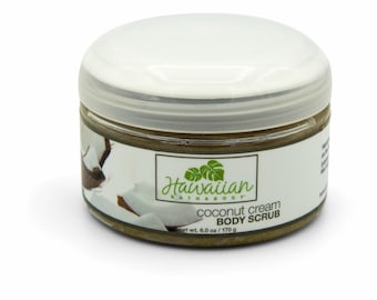 Exfoliante de sal marina con coco hawaiano, 5 oz