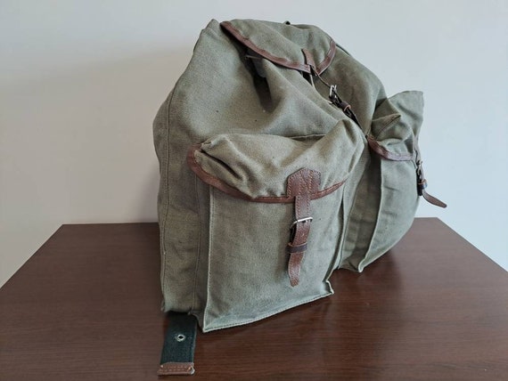 NEVER USED LARGE 1987 Vintage Military Backpack ,… - image 3