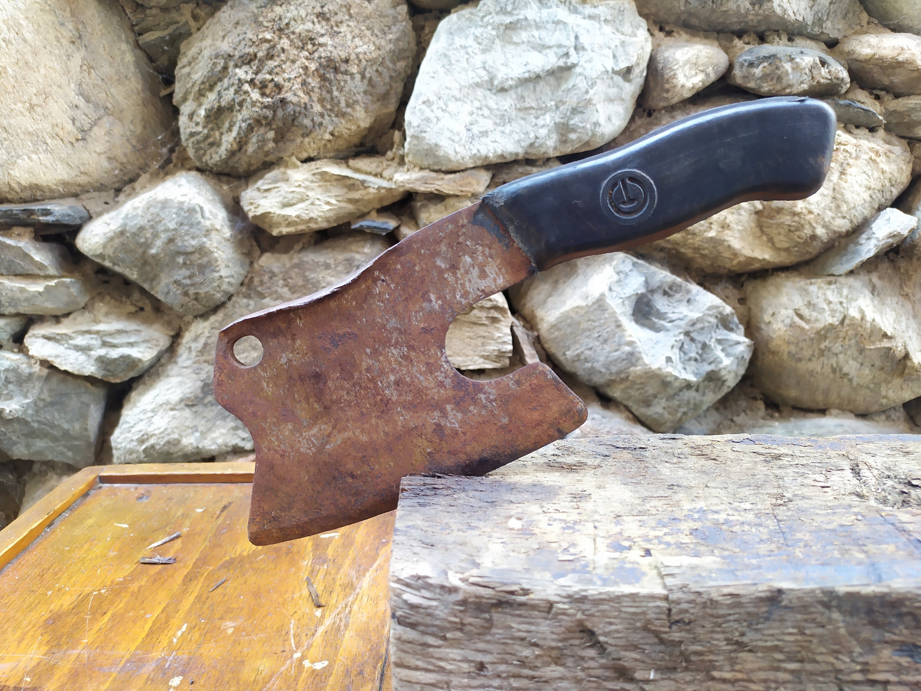 Cutlery & Knives 1960 Meat Cutter Cleaver Oldfashioned Hand Steak Cutter Vintage Meat Cutting