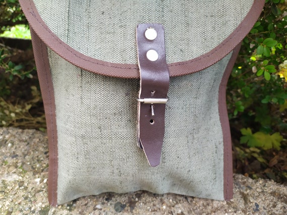 NEVER USED Vintage Canvas Military Bag,Soldier Be… - image 5