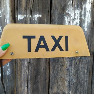 Vintage taxi sign -  Österreich