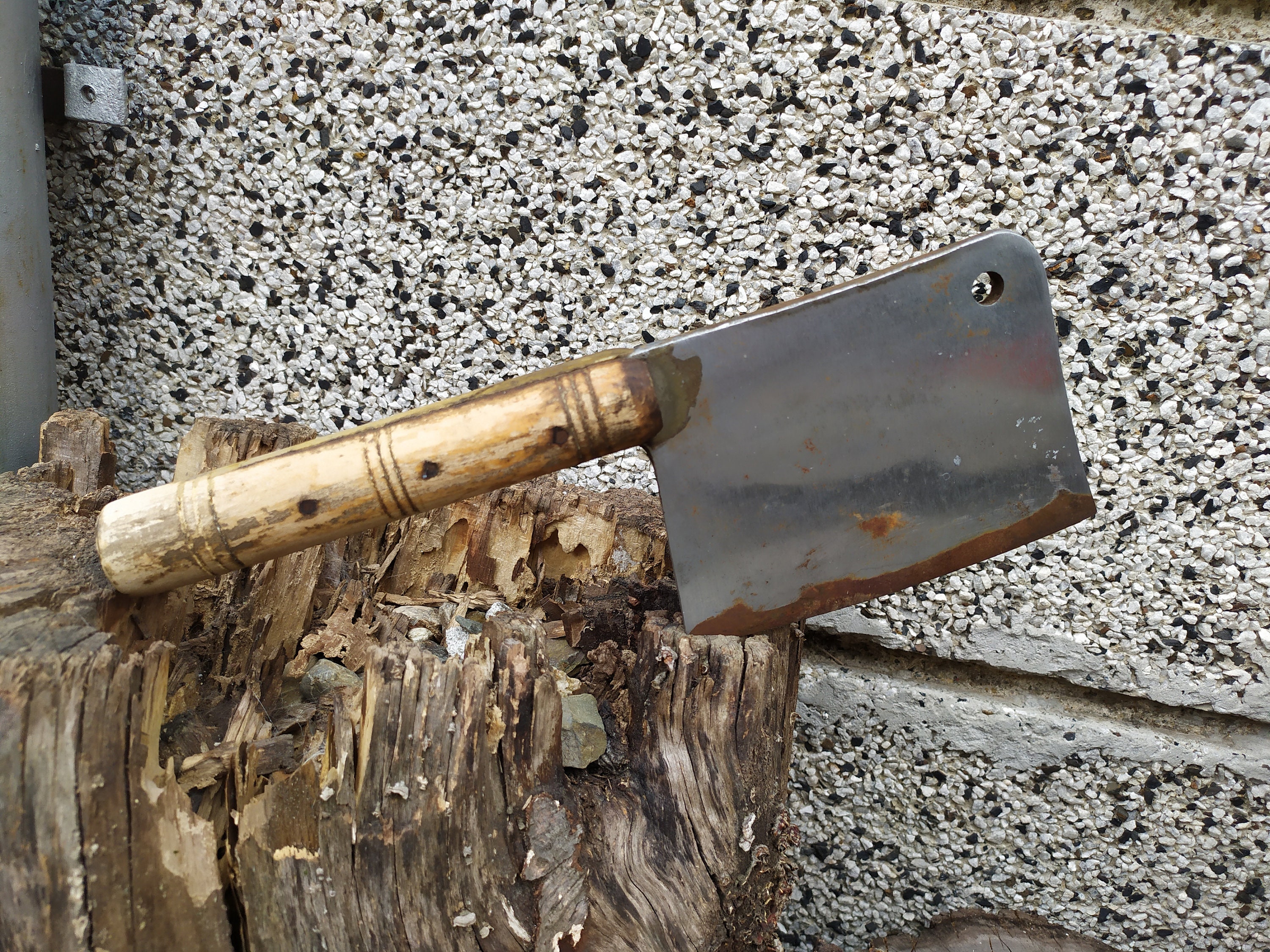 Cutlery & Knives 1960 Meat Cutter Cleaver Oldfashioned Hand Steak Cutter Vintage Meat Cutting