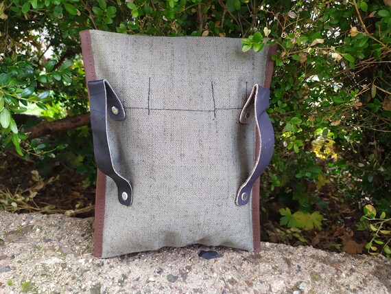 NEVER USED Vintage Canvas Military Bag,Soldier Be… - image 3