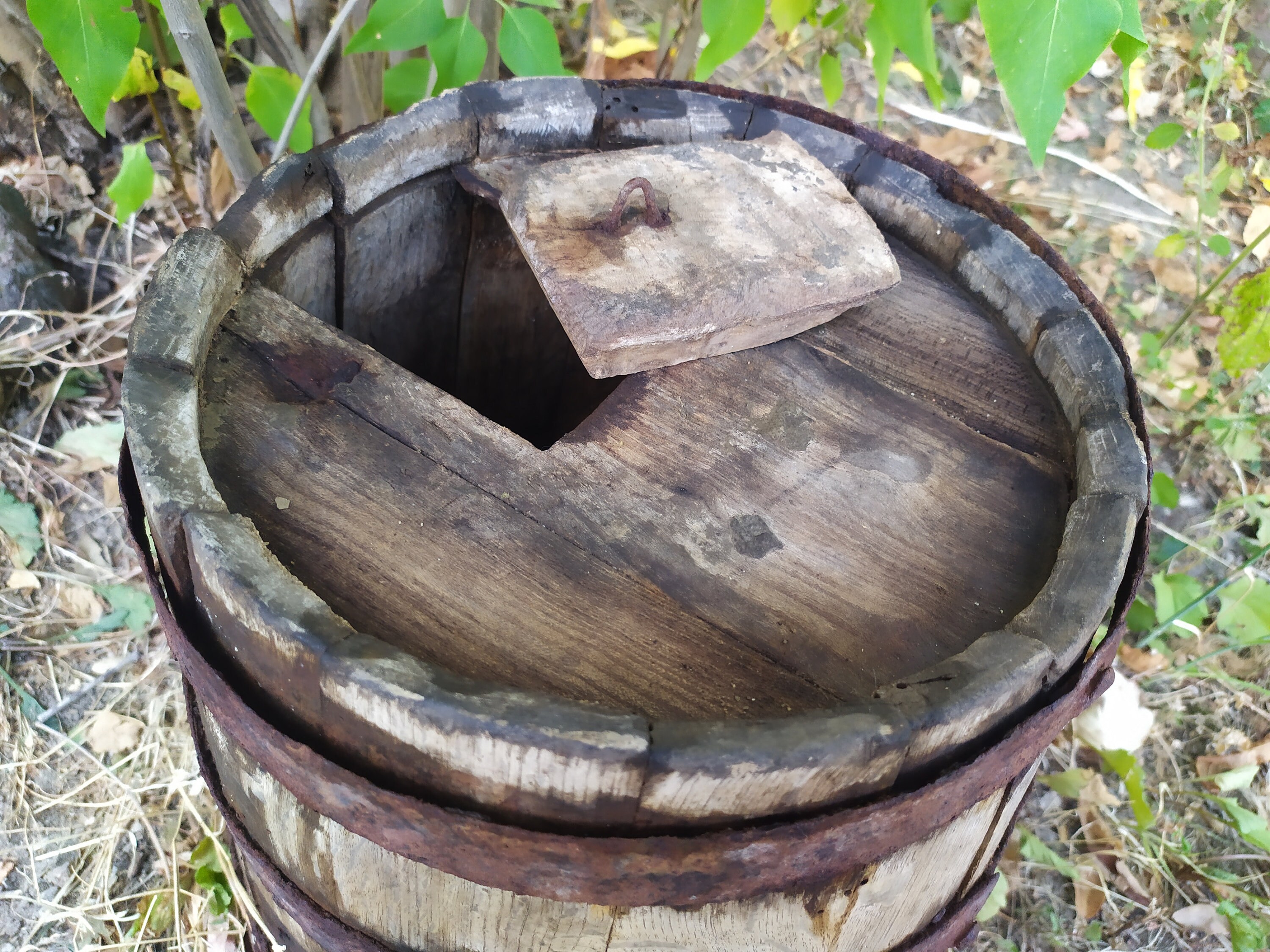 Antique Wooden Barrel 30s Vintage Wooden Utensils Oak Wine Etsy