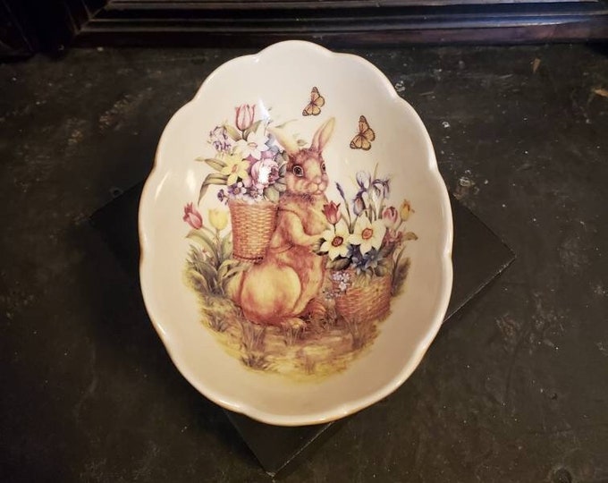 Vintage, Cracker Barrel, Easter Treasures, Ceramic, Peter Rabbit ...