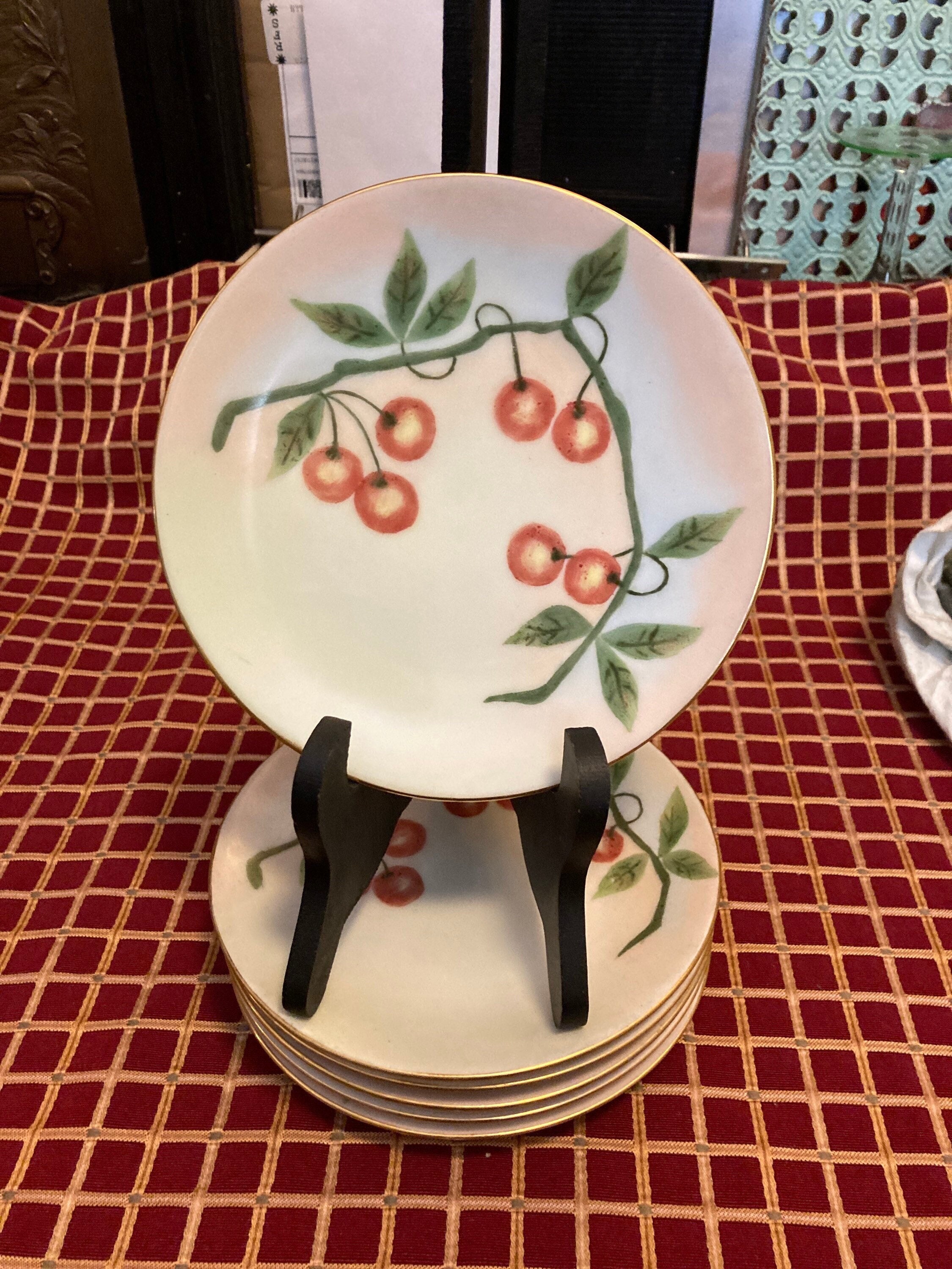 Set Of 6 Epiag Czechoslovakia 6 Dessert Plates Hand Etsy